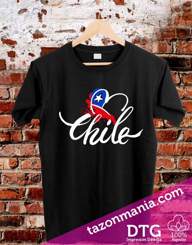 Poleras con diseños de Chile