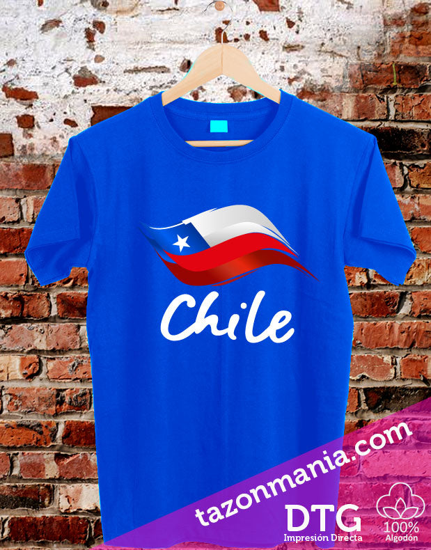 Poleras con diseños de Chile