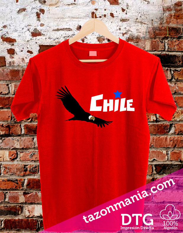 Poleras con diseños de Chile