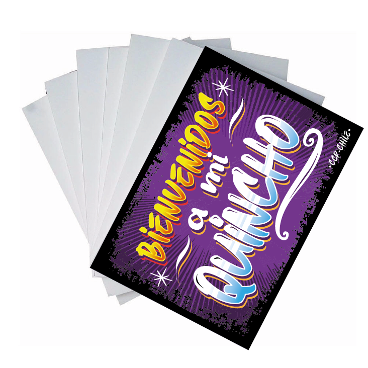 Letrero 35x25 cm. Bienvenido a mi Quincho