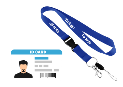 Credencial más Lanyard personalizado