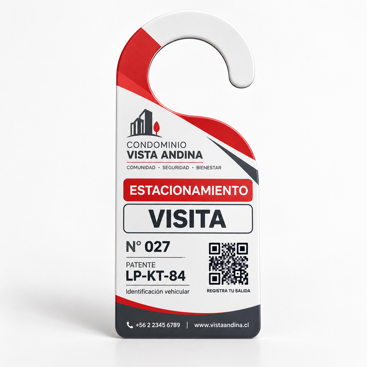 Identificador Vehicular Personalizado - Pack 10 Unidades