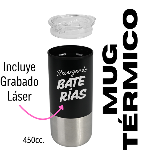 Mug Térmico THEO con Grabado láser