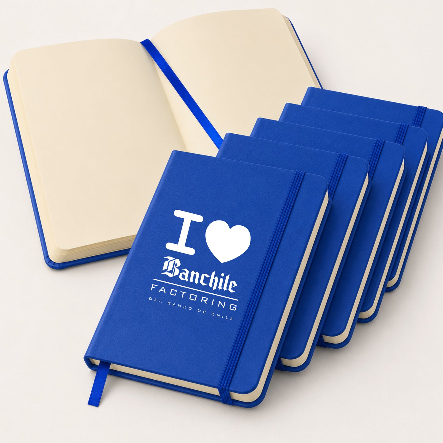 20 Libretas PU Blue & Black