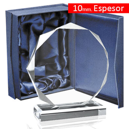 Galvano de Cristal Personalizado con Grabado Láser